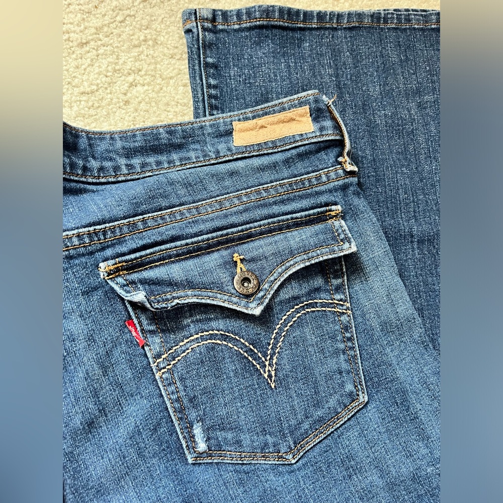 Levi's 545 Low Boot Cut Denim Jeans - Size 16